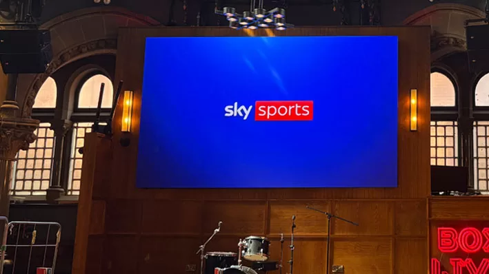 Leisure centre AV display and sound system